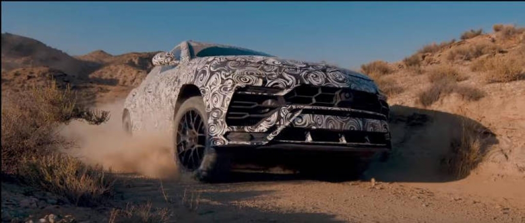 Η νέα Lamborghini Urus δοκιμάζεται στο χώμα λίγο πριν την πρεμιέρα της (βίντεο)
