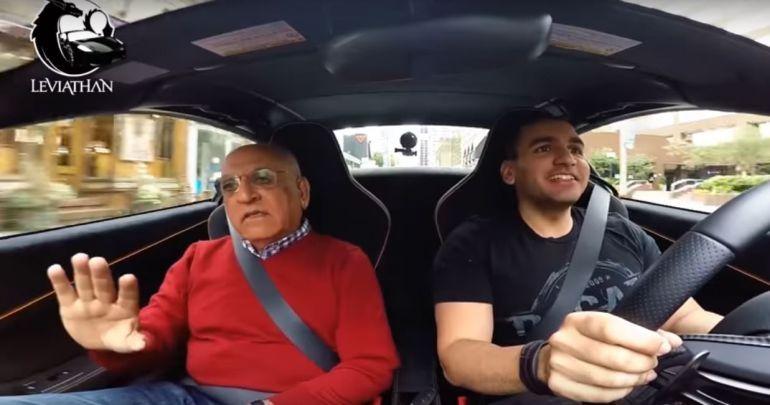 Μπαμπάς δεν ενθουσιάζεται από τη McLaren του γιου του (video)