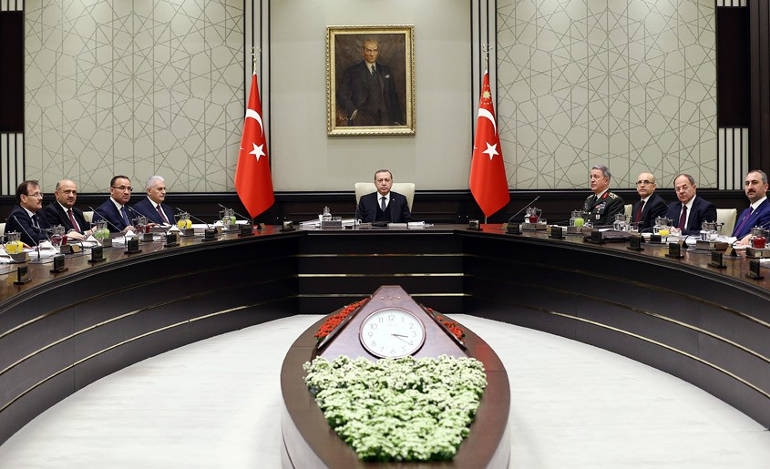 Η συνεδρίαση του Συμβουλίου Εθνικής Ασφαλείας της Τουρκίας υπό την προεδρία του κ.Ερντογάν