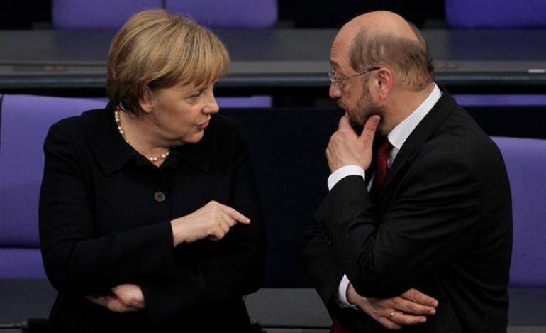Γερμανικές Εκλογές: Προβάδισμα 15 μονάδων της Μέρκελ έναντι του Σουλτς