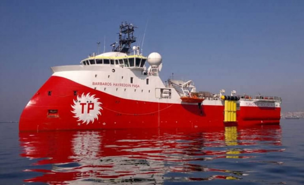 Tο σεισμογραφικό πλοίο «Barbaros» στέλνει  η Τουρκία στην κυπριακή ΑΟΖ