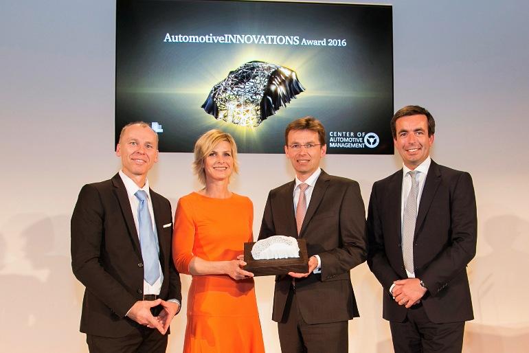 «AutomotiveINNOVATIONS Award 2016: Η Volkswagen είναι η πιο καινοτόμος μάρκα παγκοσμίως»