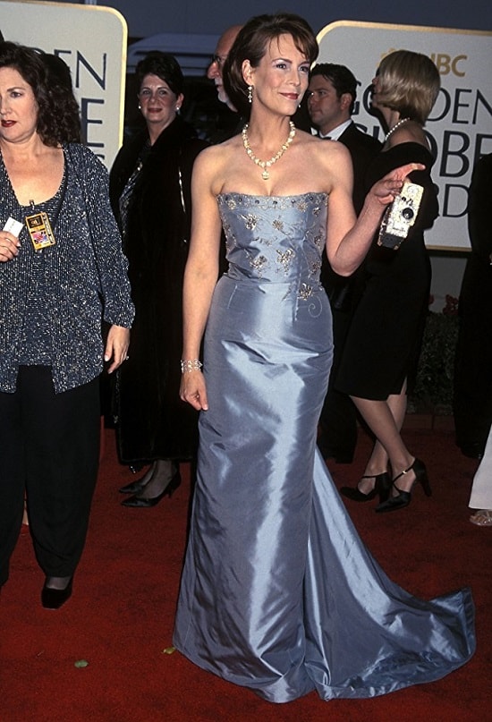 Jamie Lee Curtis at an event for The 56th Annual Golden Globe Awards 1999 min