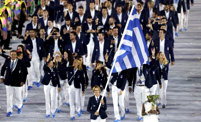 Συνάντηση του πρωθυπουργού με την ελληνική αποστολή των Ολυμπιακών Αγώνων
