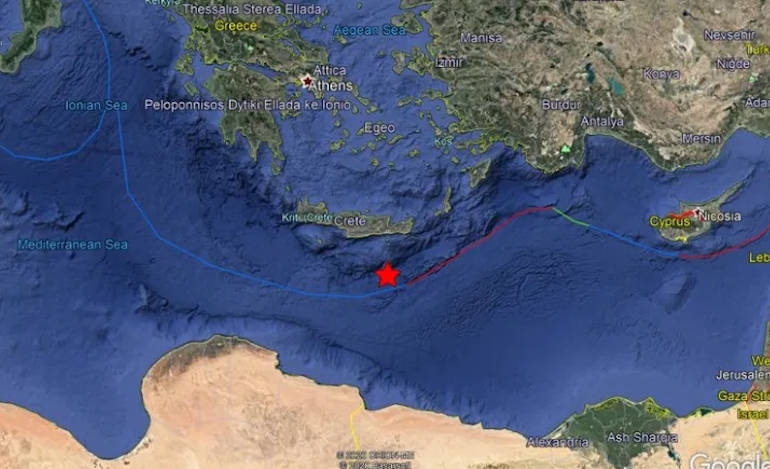 Χωρικά ύδατα 12 μιλίων και νοτίως της Κρήτης