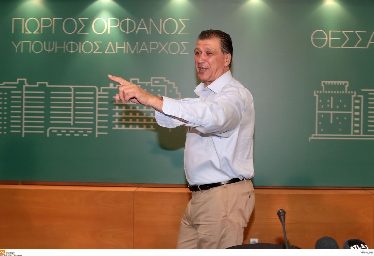 Ο Γιώργος Ορφανός υποψήφιος για το δήμο Θεσσαλονίκης