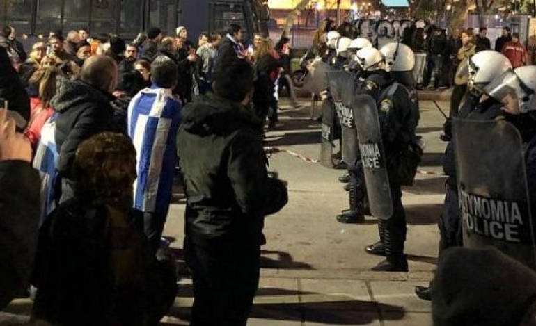 Μία σύλληψη μετά τη διαμαρτυρία κατά του Παυλόπουλου στη Θεσσαλονίκη