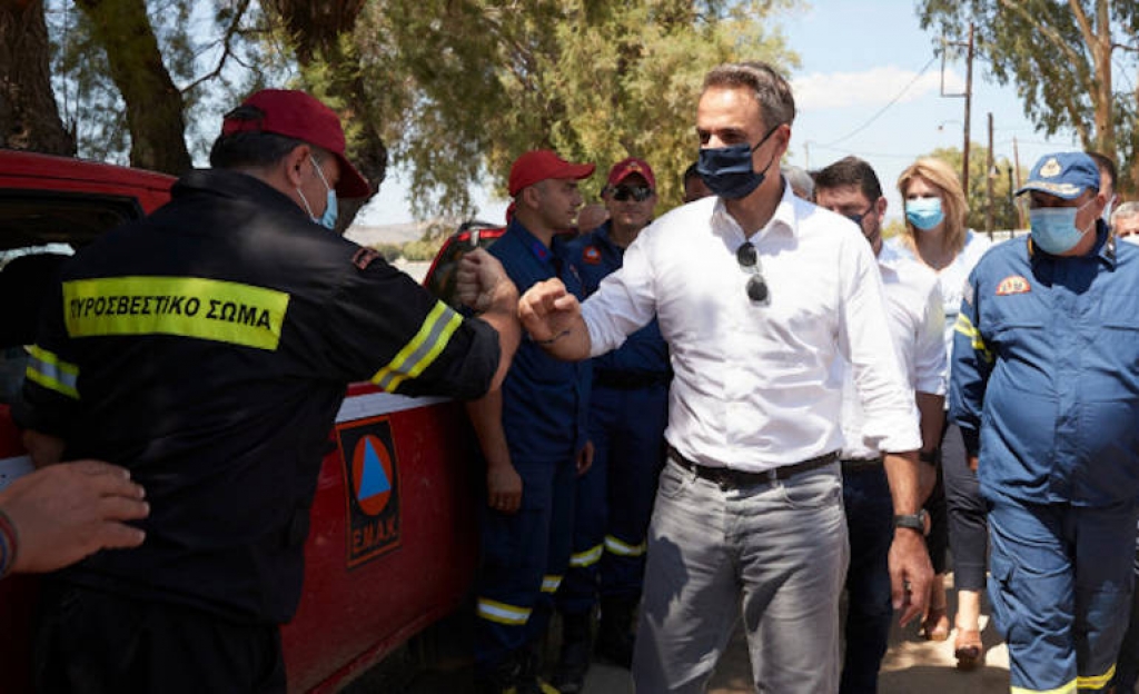 Αυτοψία Μητσοτάκη για την πρώτη αποτίμηση των ζημιών στις πληγείσες περιοχές της Θεσσαλίας