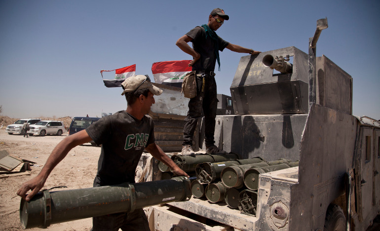 Ο Ιρακινός στρατός εισήλθε στην Φαλούτζα