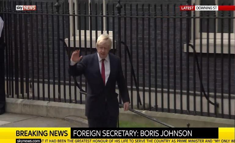 Ο Μπόρις Τζόνσον αναλαμβάνει υπουργός Εξωτερικών της Βρετανίας
