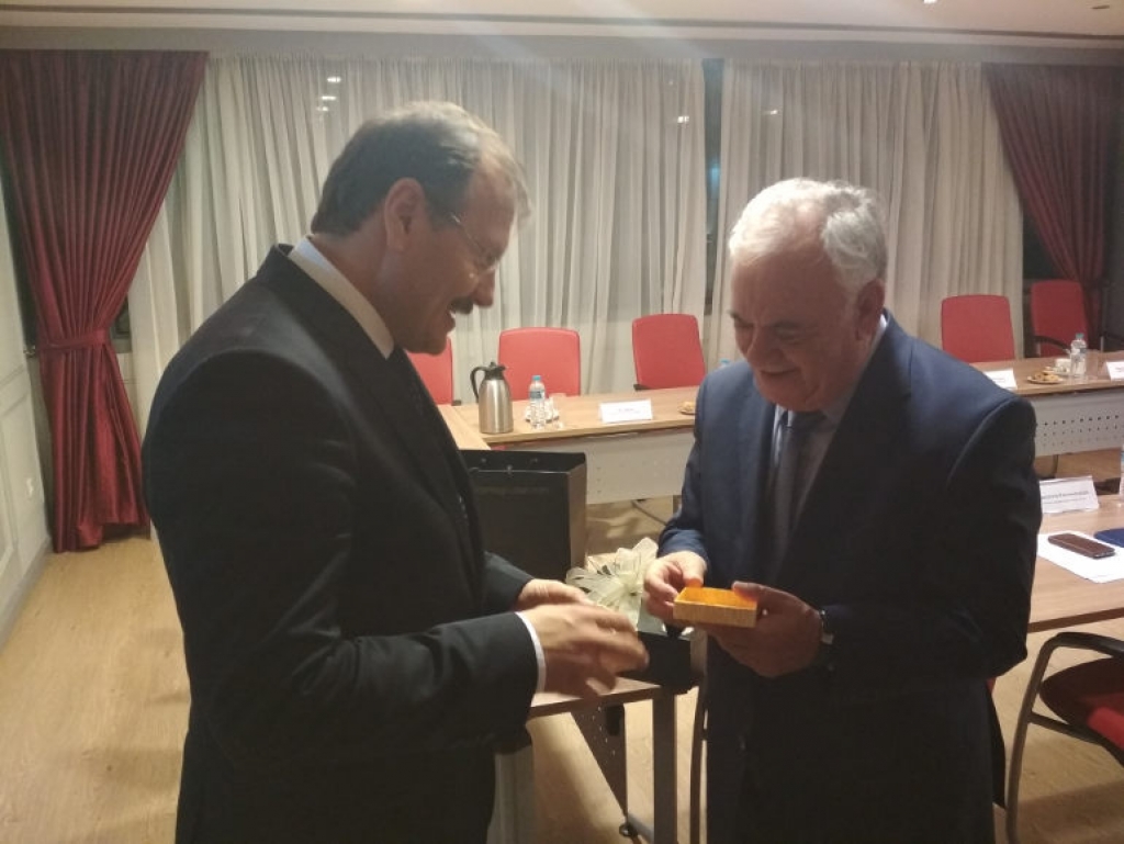 Συνάντηση Δραγασάκη με τον αναπληρωτή πρωθυπουργό της Τουρκίας
