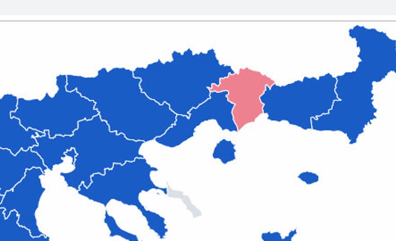 Η ΝΔ πάνω από τον μέσο όρο, ο ΣΥΡΙΖΑ κάτω σε Μακεδονία και Θράκη