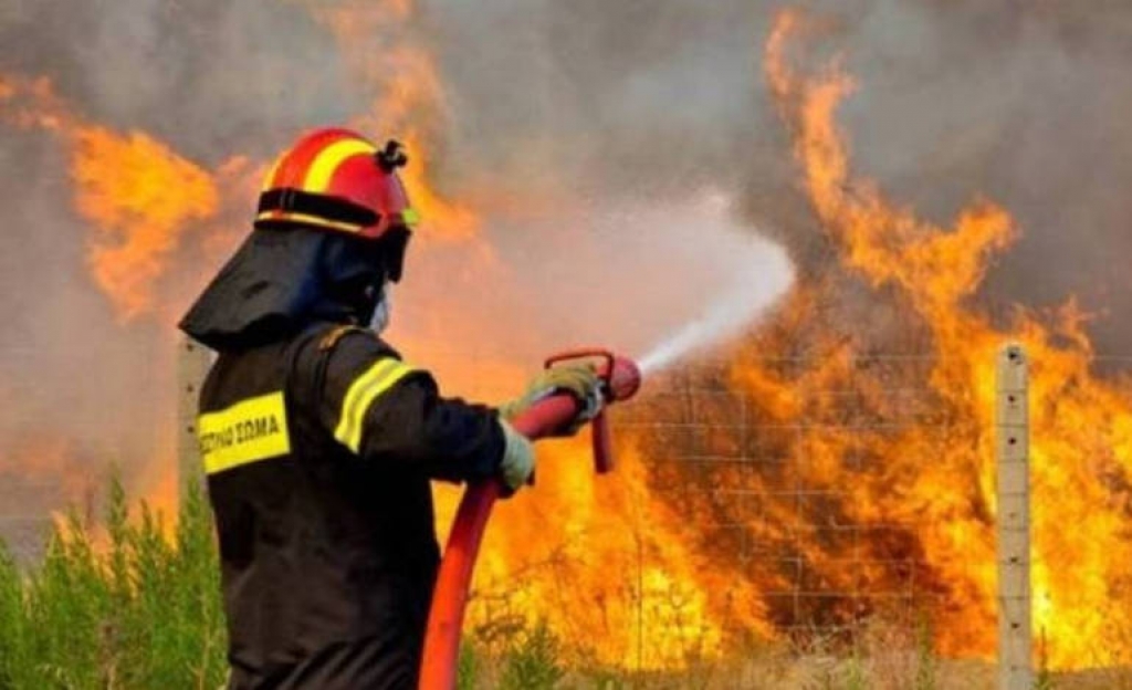 Πολύ υψηλός κίνδυνος πυρκαγιάς σήμερα προειδοποιεί η Πολιτική Προστασία
