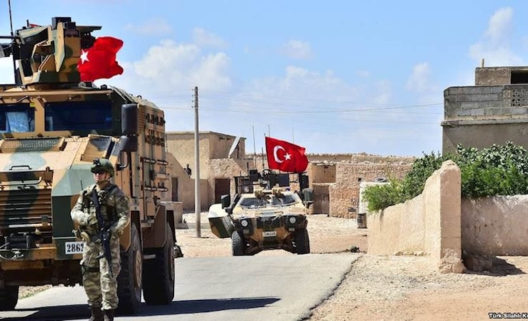 Τουρκικές δυνάμεις στη Μανμπίζ της Συρίας το 2018