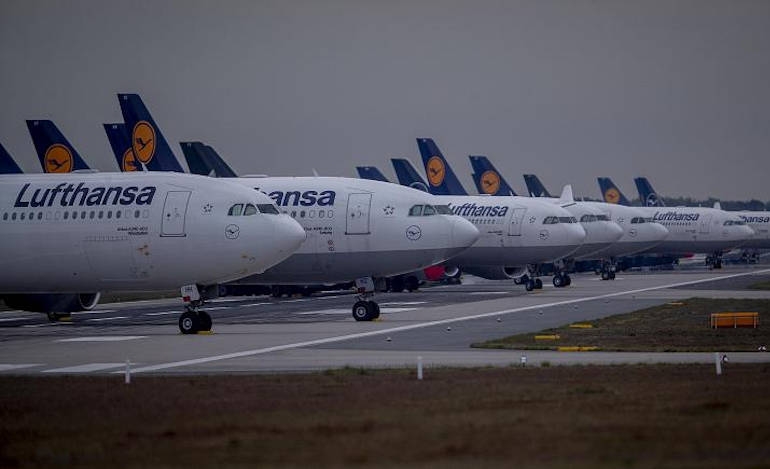 H Lufthansa βγάζει στον αέρα το 10% των αεροπλάνων της
