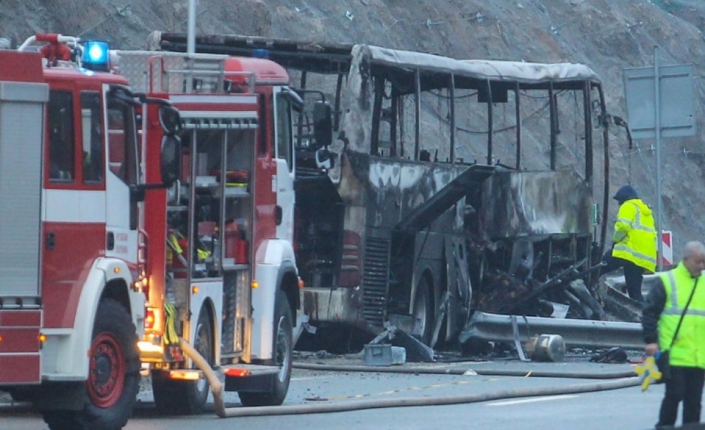 Κάηκαν 46 επιβάτες λεωφορείου στη Βουλγαρια