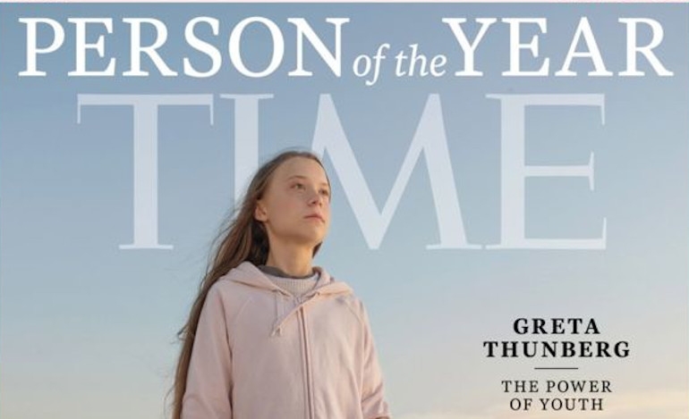 Η Γκρέτα Τούνμπεργκ «Πρόσωπο της Χρονιάς» σύμφωνα με το Time