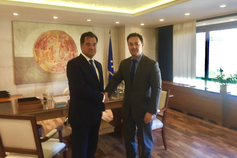 Με τον CEO της Lamda για το Ελληνικό συναντήθηκε ο Άδωνις Γεωργιάδης