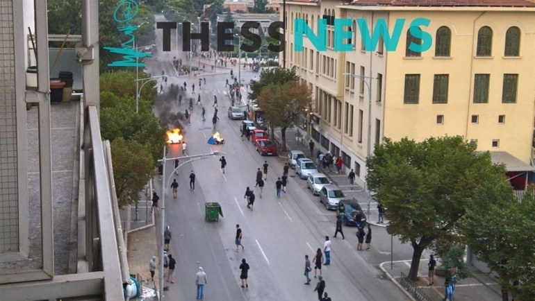 Επεισόδια στη Θεσσαλονίκη για την εκδήλωση του ΣΥΡΙΖΑ για το Σκοπιανό