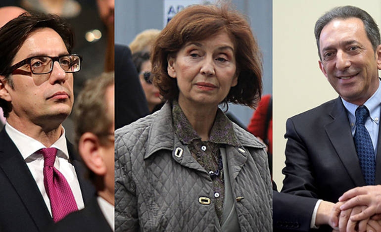 ΟΙ τρεις υποψήφιοι πρόεδροι_Πενταρόφσκιμ, Σιλιανόφσκα και Ρέκα