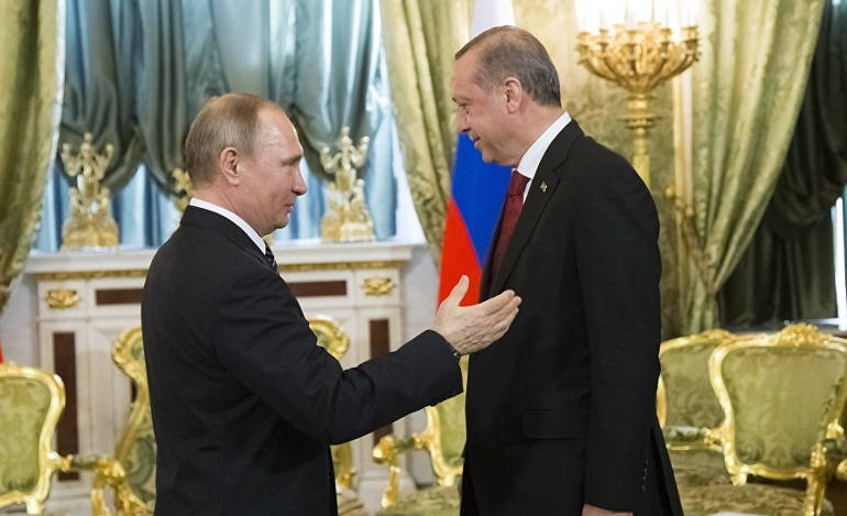 Σε κοινή πρόταση για πολιτική λύση στη Συρία συμφώνησαν Πούτιν και Ερντογάν