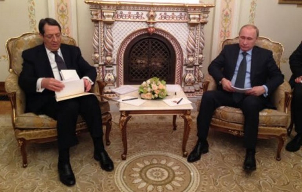 Συνάντηση Πούτιν - Αναστασιάδη την Τρίτη στη Μόσχα