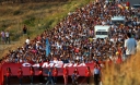 Διαδήλωση των Τσάμηδων στο τελωνείο Μαυροματίου Σαγιάδας στα ελληνολβανικα συνορα την 1 Ιουλίου 2012
