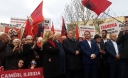 Διαμαρτυρία Τσάμηδων έξω από την ελληνική πρεσβεία στα Τίρανα