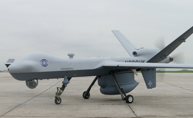 Βίντεο: Στη Λάρισα το αμερικανικό drone που θα προμηθευτεί η Ελλάδα