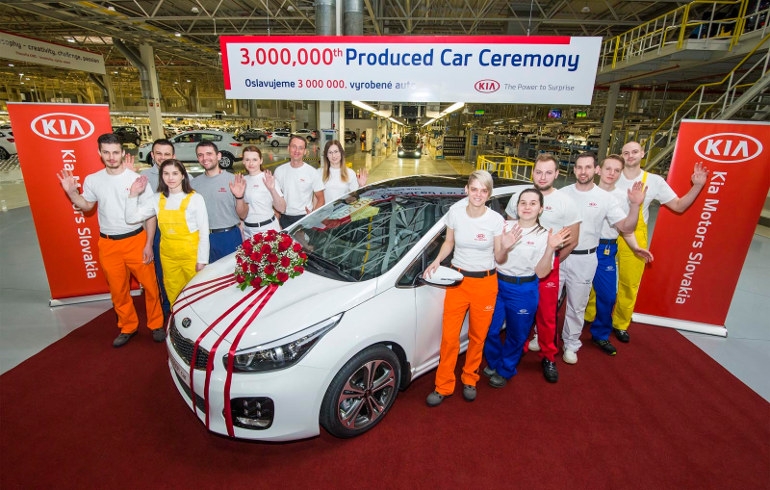 H Kia Motors κατασκεύασε 3.000.000 αυτοκίνητα στην Ευρώπη