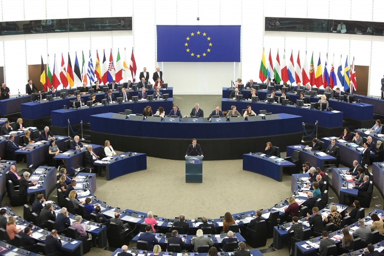 Μεγάλης σημασίας η παρέμβαση Μακρόν στο Ευρωπαϊκό Κοινοβούλιο υπέρ της Ελλάδας και κατά της Τουρκίας