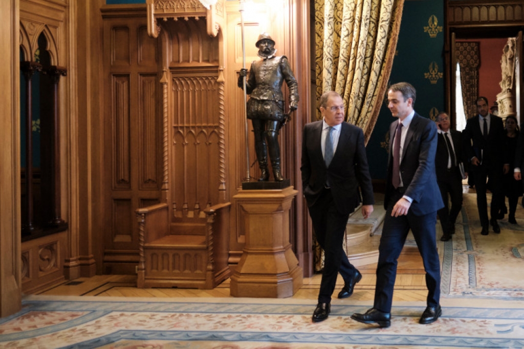 Μητσοτάκης: Ενίσχυση των σχέσεων Ελλάδας - Ρωσίας και προσέλκυση ρωσικών επενδύσεων