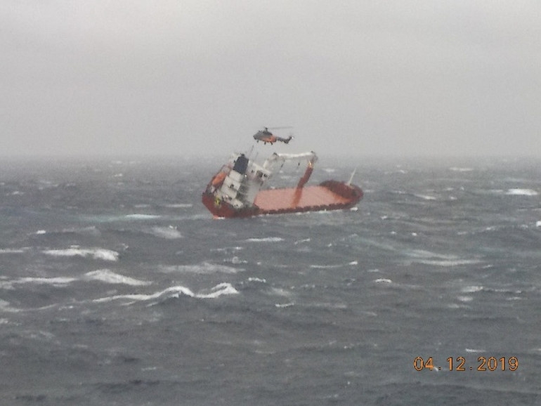 Επιχείρηση διάσωσης πληρώματος πλοίου που εξέπεμψε σήμα κινδύνου μεταξύ Λέσβου και Σκύρου