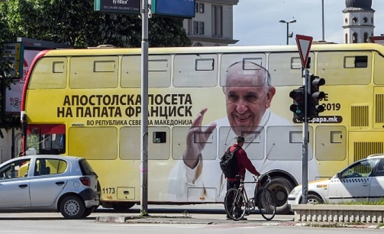 Ο Πάπας στα Σκόπια