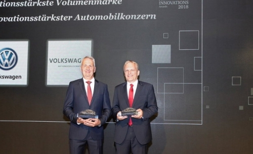 H Volkswagen βραβεύεται ως ο πιο καινοτόμος μεγάλος κατασκευαστής